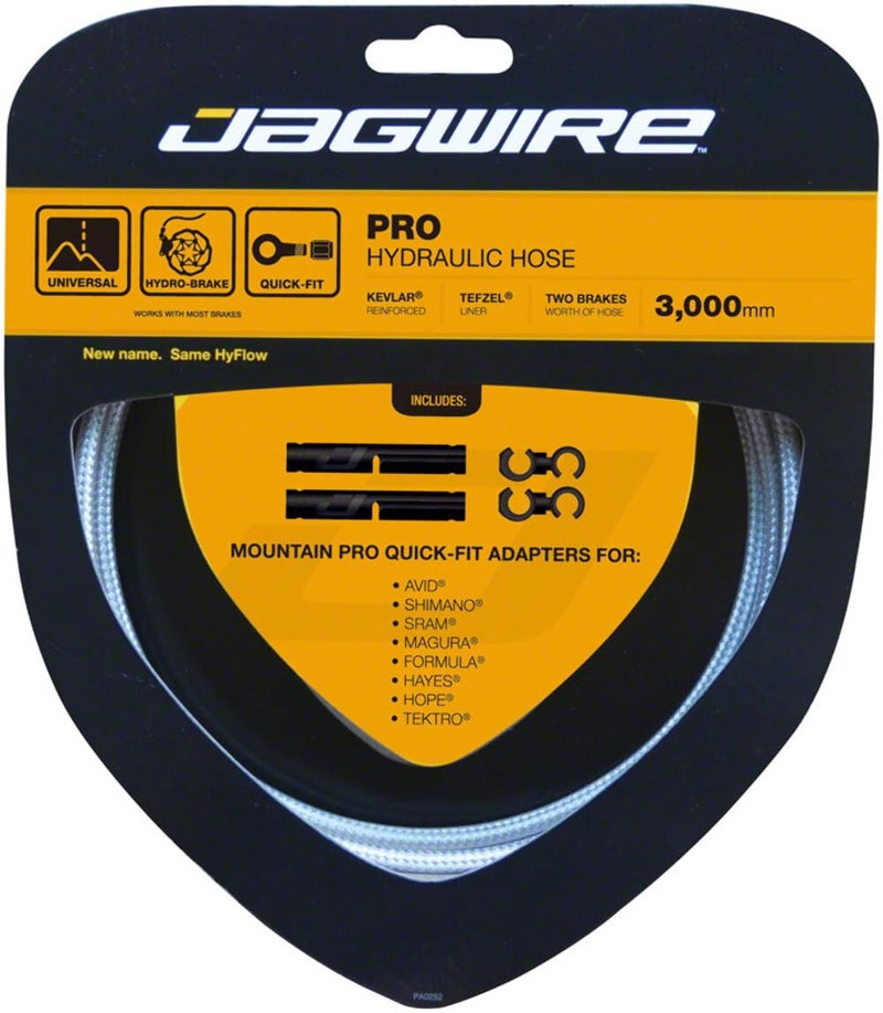 Jagwire JAG WIRE HBK408 Mountain Pro Hydraulic Hose Steering Silver (Hydraulic Brake Hose) - Image 1